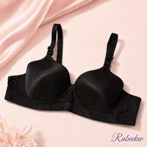 Women's Elegant Soft Shimmer Everyday Bra - Seamless Comfort & Support